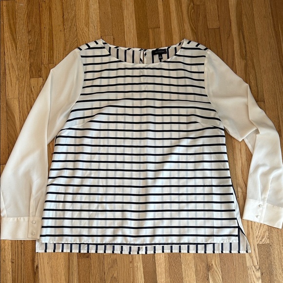 The Limited Tops - The limited. Striped Long Sleeve Women's blouse